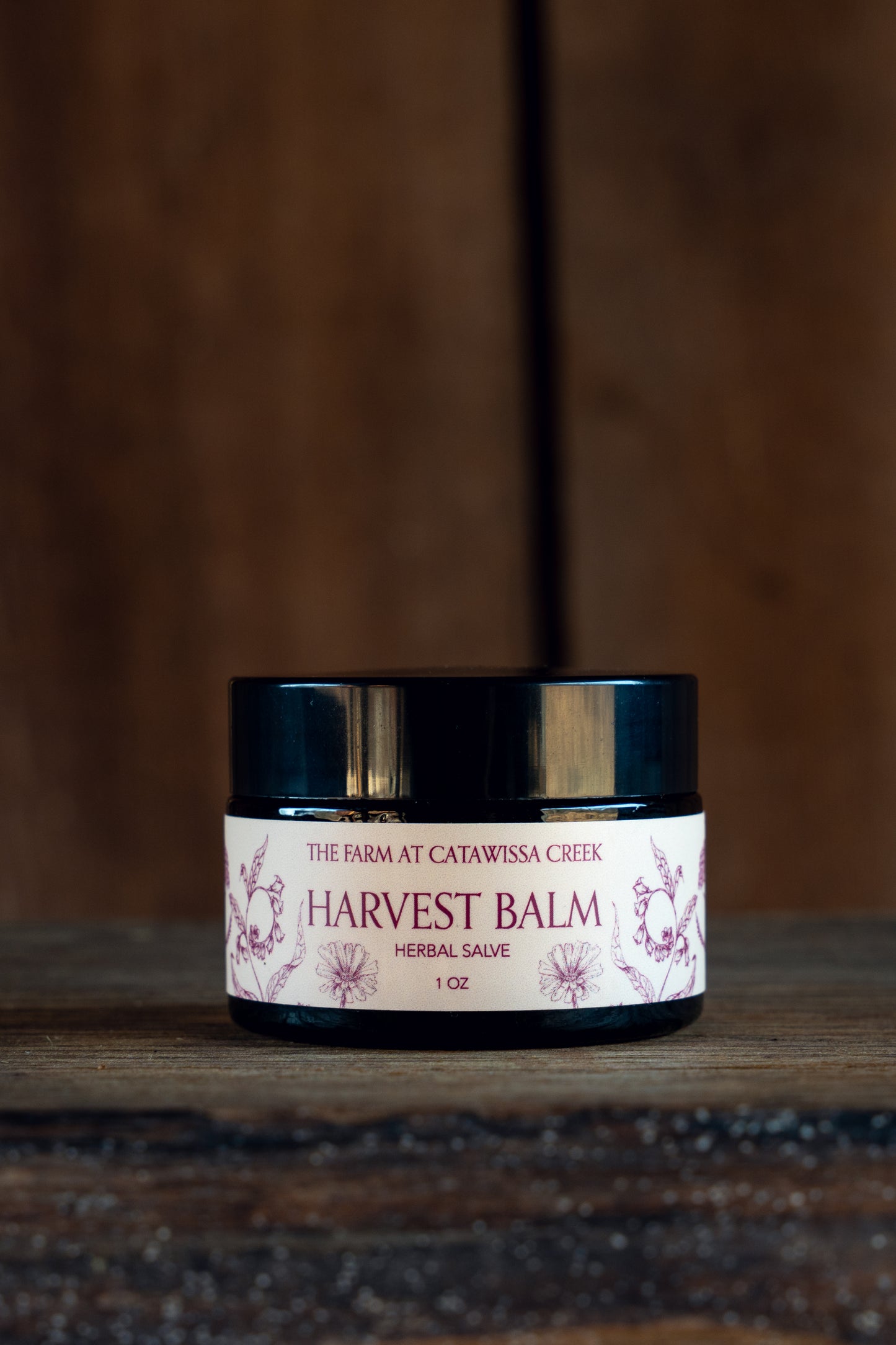 harvest balm calendula yarrow comfrey salve 1oz tin by The Farm at Catawissa Creek