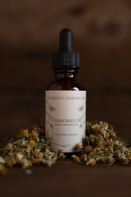chamomile herbal infused oil 1oz by The Farm at Catawissa Creek