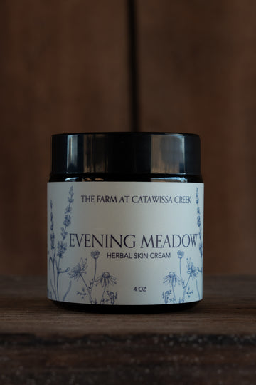 evening meadow tallow skin cream 4oz chamomile lavender by The Farm at Catawissa Creek