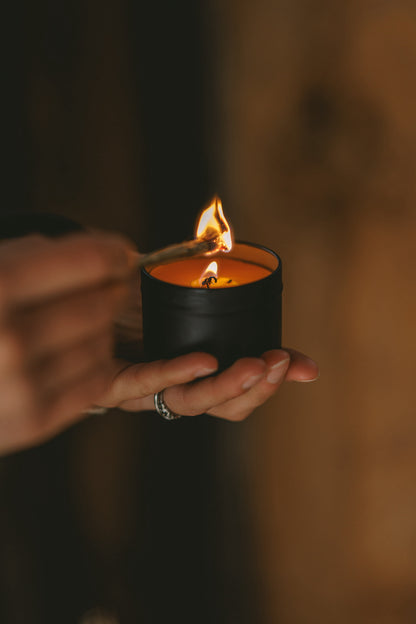 Pure Beeswax Candle (4oz) - Natural, Non-Toxic